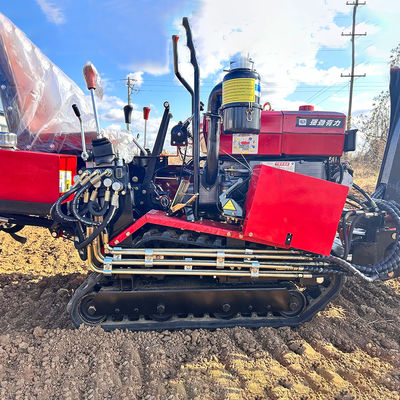 সহজ অপারেট ছোট কৃষি ক্রলার ট্র্যাক্টর 35HP 2700 * 780 * 1060mm