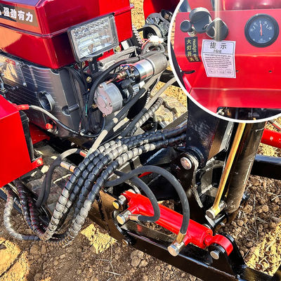 সহজ অপারেট ছোট কৃষি ক্রলার ট্র্যাক্টর 35HP 2700 * 780 * 1060mm