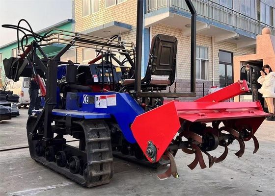 মিনি ক্রলার গার্ডেন ট্র্যাক্টর 25hp 35hp রাবার ট্র্যাক গার্ডেন ট্র্যাক্টর সিই সার্টিফাইড