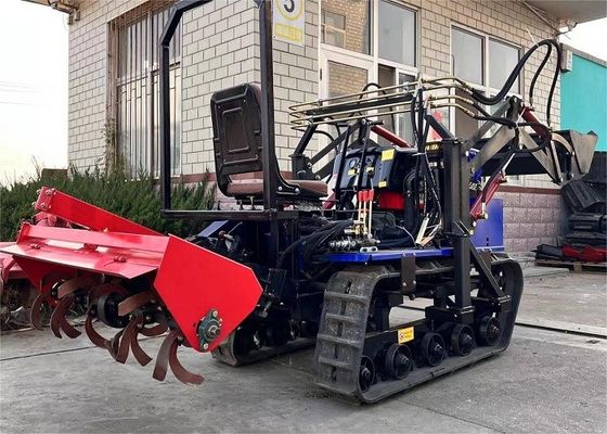 মিনি ক্রলার গার্ডেন ট্র্যাক্টর 25hp 35hp রাবার ট্র্যাক গার্ডেন ট্র্যাক্টর সিই সার্টিফাইড