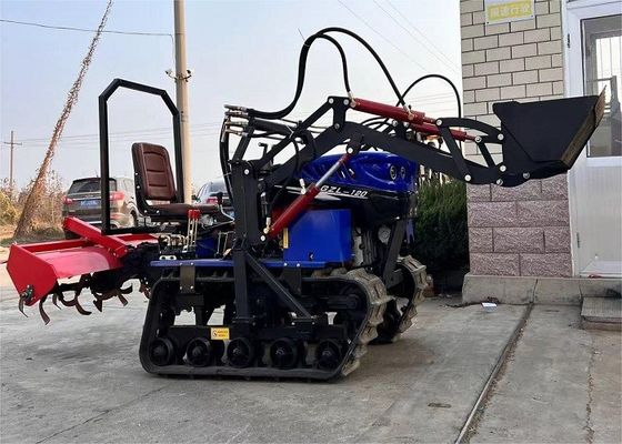 মিনি ক্রলার গার্ডেন ট্র্যাক্টর 25hp 35hp রাবার ট্র্যাক গার্ডেন ট্র্যাক্টর সিই সার্টিফাইড