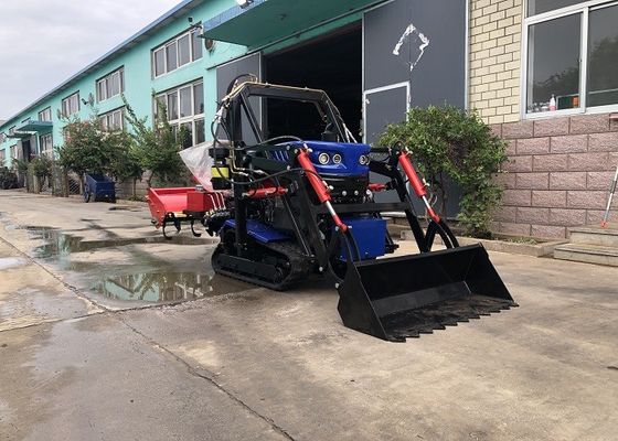 ক্ষুদ্র চীনা ক্রলার ট্র্যাক্টর 35hp কৃষি খামার সরঞ্জাম