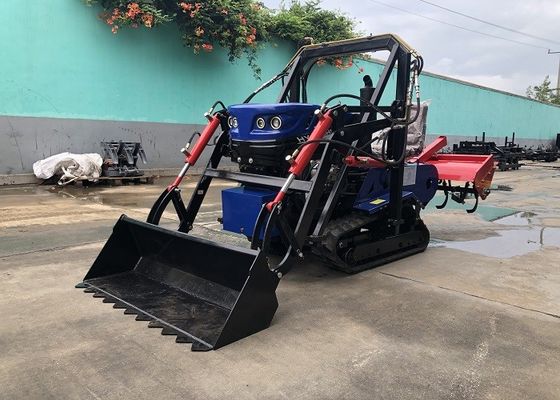 কৃষি খামার রাবার ট্র্যাক ক্রলার ট্র্যাক্টর / 35hp কমপ্যাক্ট ট্র্যাক্টর