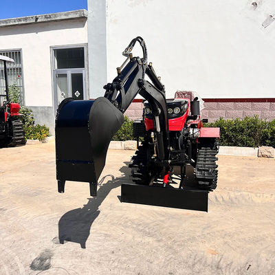 ধান / শুকনো জমি ডিজেল মিনি ক্রলার ট্র্যাক্টর 35HP 25HP ডোজার ব্লেড সহ