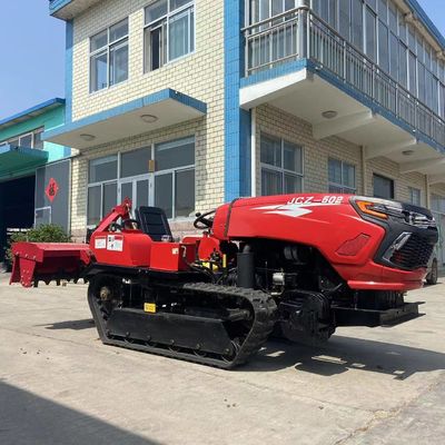 50Hp 60Hp রাইস ধান ক্ষেত্র হালকা ক্রলার ট্র্যাক্টর ফার্ম সরঞ্জাম