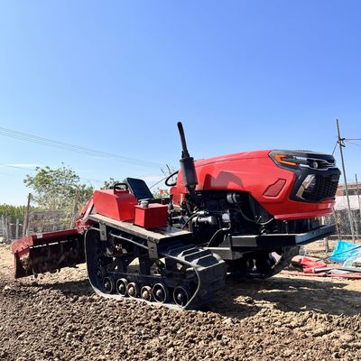 50Hp 60Hp রাইস ধান ক্ষেত্র হালকা ক্রলার ট্র্যাক্টর ফার্ম সরঞ্জাম