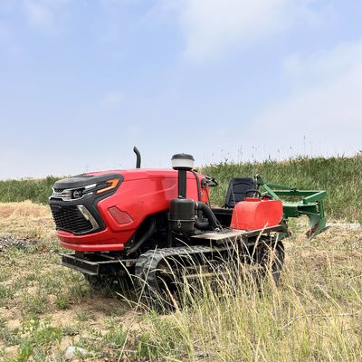 মিনি 50HP ক্রলার ট্র্যাক্টর ফ্রন্ট লোডার / ব্যাকহো সহ কৃষি সরঞ্জাম