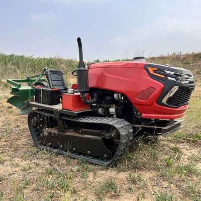মিনি 50HP ক্রলার ট্র্যাক্টর ফ্রন্ট লোডার / ব্যাকহো সহ কৃষি সরঞ্জাম