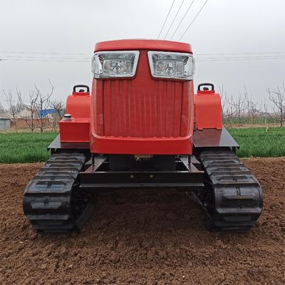 ছোট 80HP ক্রলার ট্র্যাক্টর কৃষি সরঞ্জাম সম্পূর্ণ স্বয়ংক্রিয় ট্র্যাক্টর