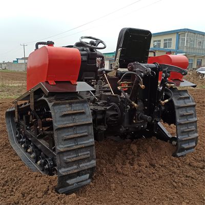 ছোট 80HP ক্রলার ট্র্যাক্টর কৃষি সরঞ্জাম সম্পূর্ণ স্বয়ংক্রিয় ট্র্যাক্টর