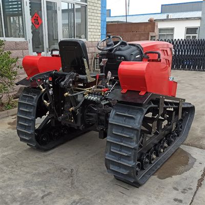 ছোট 80HP ক্রলার ট্র্যাক্টর কৃষি সরঞ্জাম সম্পূর্ণ স্বয়ংক্রিয় ট্র্যাক্টর