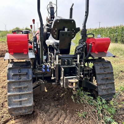 ছোট 80HP ক্রলার ট্র্যাক্টর কৃষি সরঞ্জাম সম্পূর্ণ স্বয়ংক্রিয় ট্র্যাক্টর
