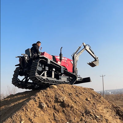 ইঞ্জিন 80 এইচপি ছোট কৃষি ক্রলার ট্র্যাক্টর Excavator সঙ্গে