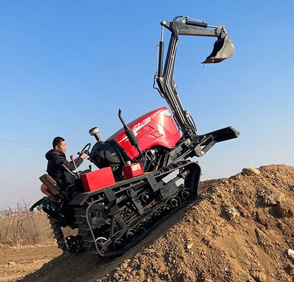 ইঞ্জিন 80 এইচপি ছোট কৃষি ক্রলার ট্র্যাক্টর Excavator সঙ্গে