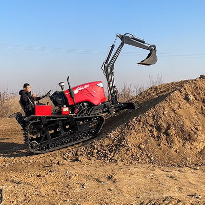 ইঞ্জিন 80 এইচপি ছোট কৃষি ক্রলার ট্র্যাক্টর Excavator সঙ্গে