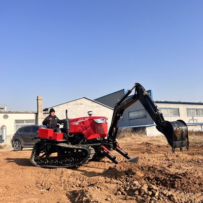 কৃষি 80HP ক্রলার ট্র্যাক্টর মিনি ডোজার ট্র্যাক্টর ফার্ম সরঞ্জাম