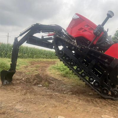 কৃষি 80HP ক্রলার ট্র্যাক্টর মিনি ডোজার ট্র্যাক্টর ফার্ম সরঞ্জাম
