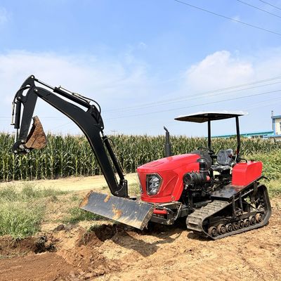 কৃষি 80HP ক্রলার ট্র্যাক্টর লোডার বিভিন্ন কৃষি সরঞ্জাম