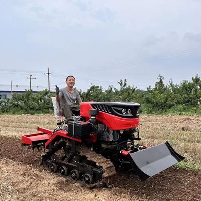 SDHANYUE 25HP ছোট খামার সরঞ্জাম ট্র্যাক্টর কম্প্যাক্ট ক্রলার ট্র্যাক্টর