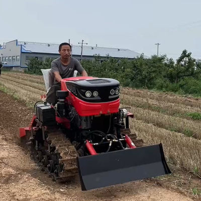 SDHANYUE 25HP ছোট খামার সরঞ্জাম ট্র্যাক্টর কম্প্যাক্ট ক্রলার ট্র্যাক্টর
