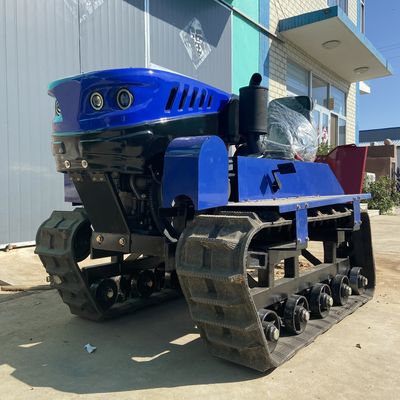 SDHANYUE 35HP ধানক্ষেত্র ক্রলার ট্র্যাক্টর কৃষি মেশিন রোটারি টিলার ট্র্যাক্টর