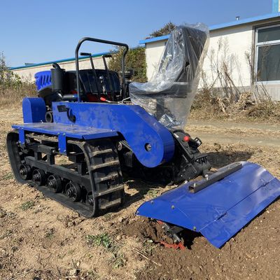 SDHANYUE 35HP ধানক্ষেত্র ক্রলার ট্র্যাক্টর কৃষি মেশিন রোটারি টিলার ট্র্যাক্টর