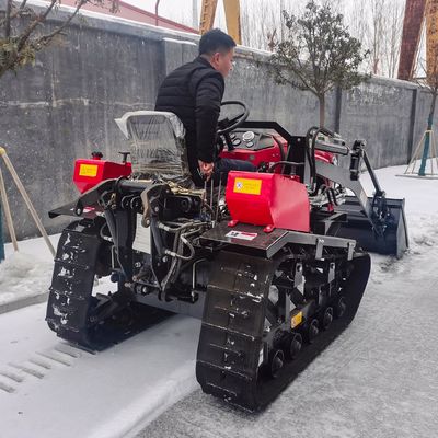 রাবার ট্র্যাক ফার্ম রাইস ধান ট্র্যাক্টর কৃষি 50hp ক্রলার ট্র্যাক্টর
