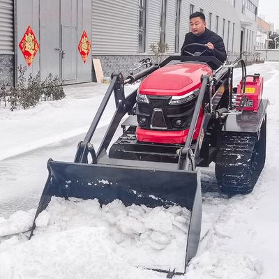 রাবার ট্র্যাক ফার্ম রাইস ধান ট্র্যাক্টর কৃষি 50hp ক্রলার ট্র্যাক্টর