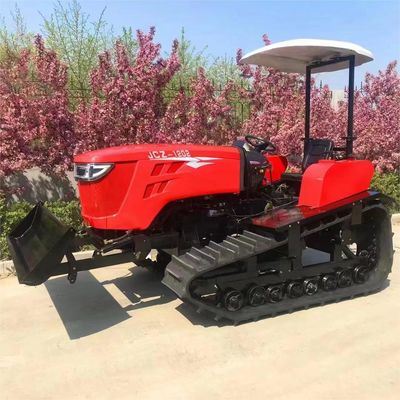 OEM ODM 120HP ক্রলার ট্র্যাক্টর প্যাডি ফিল্ড মিনি ক্রলার ট্র্যাক্টর রোটারি টিলার পল সহ