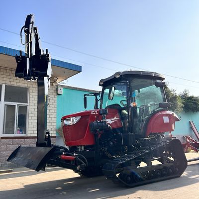 কেবিন এবং এয়ার কন্ডিশনার সহ কমপ্যাক্ট 120HP ক্রলার ট্র্যাক্টর ফার্ম সরঞ্জাম