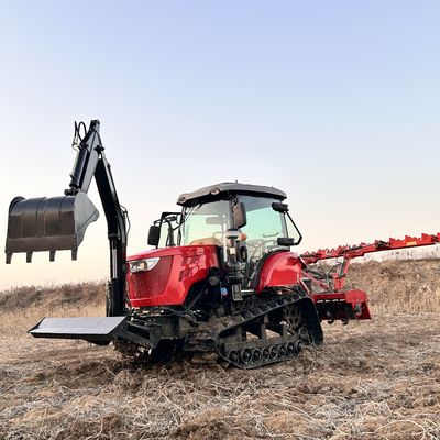 ছোট 120HP ক্রলার ট্র্যাক্টর সংযুক্তি সহ কৃষি সরঞ্জাম