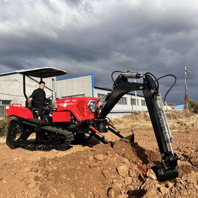 120HP রাবার ট্র্যাক ক্রলার ট্র্যাক্টর নির্মাতারা Excavator সঙ্গে