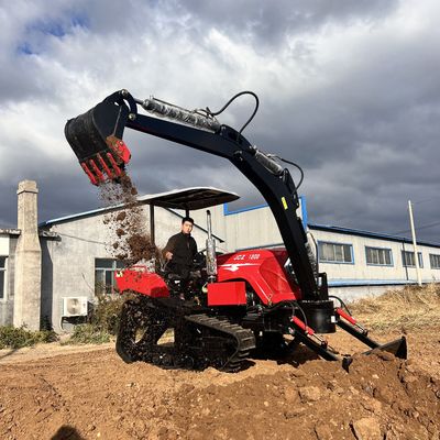 120HP রাবার ট্র্যাক ক্রলার ট্র্যাক্টর নির্মাতারা Excavator সঙ্গে