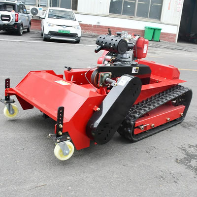 হ্যামার ছুরি কাটার 7.5HP 9HP স্বয়ংক্রিয় রোবট লন কাটার ট্র্যাক্টর