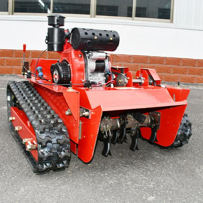 11HP মিনি ট্র্যাক্টর লন কাটার ভারী সরঞ্জাম রিমোট কন্ট্রোল 650w