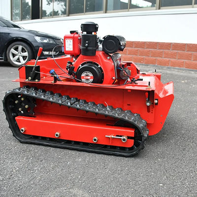 11HP মিনি ট্র্যাক্টর লন কাটার ভারী সরঞ্জাম রিমোট কন্ট্রোল 650w